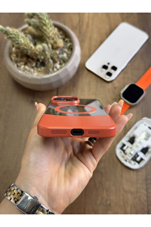 iPhone 16 Pro Max Magsafe Uyumlu Mika Sararmaz Kılıf SooCase720
