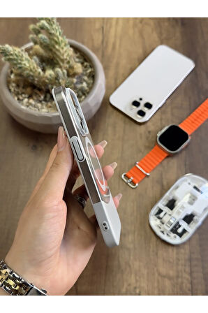 iPhone 16 Pro Magsafe Uyumlu Mika Sararmaz Kılıf SooCase720