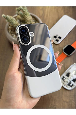 iPhone 16 Magsafe Uyumlu Mika Sararmaz Kılıf SooCase720