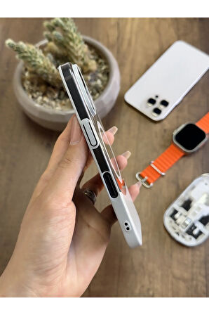 iPhone 16 Magsafe Uyumlu Mika Sararmaz Kılıf SooCase720