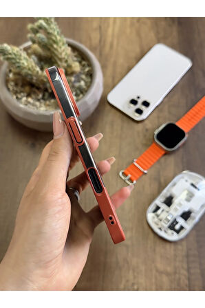 iPhone 16 Magsafe Uyumlu Mika Sararmaz Kılıf SooCase720