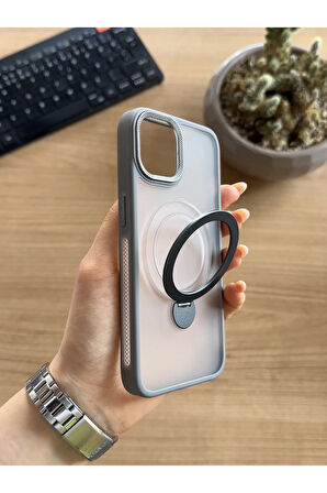 iPhone 12/12 Pro Standlı Ve MagSafe Kılıf Soocase622