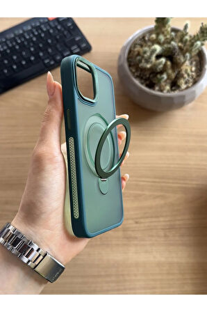 iPhone 13/14 Standlı Ve MagSafe Kılıf Soocase622