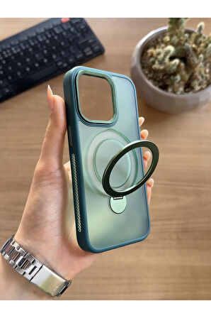 iPhone 14 Pro Standlı Ve MagSafe Kılıf Soocase622