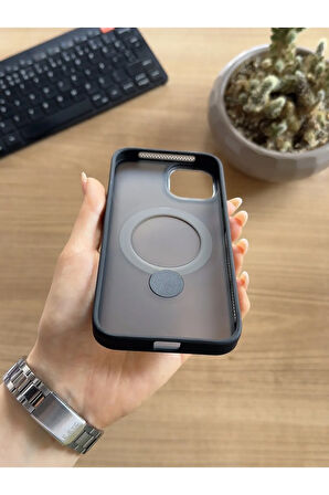 iPhone 15 Standlı Ve MagSafe Kılıf Soocase622