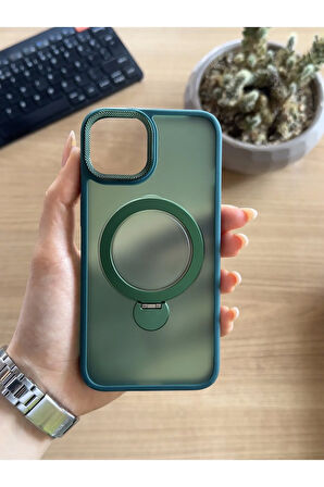 iPhone 15 Standlı Ve MagSafe Kılıf Soocase622
