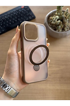 iPhone 15Pro Standlı Ve MagSafe Kılıf Soocase622
