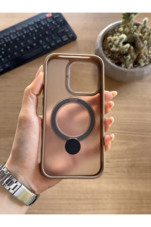 iPhone 15Pro Standlı Ve MagSafe Kılıf Soocase622