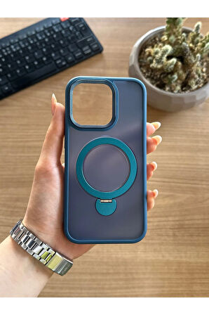 iPhone 15Pro Standlı Ve MagSafe Kılıf Soocase622