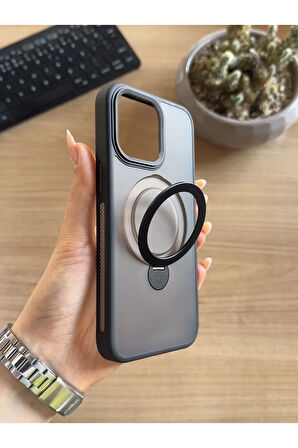 iPhone 15 Pro Max Standlı Ve MagSafe Kılıf Soocase622