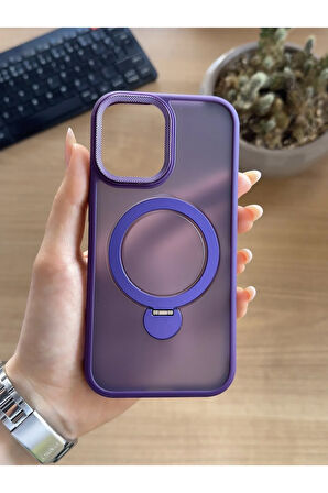 iPhone 16 Pro Standlı Ve MagSafe Kılıf Soocase622