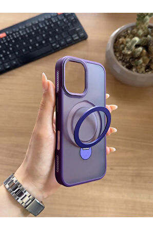 iPhone 16 Pro Standlı Ve MagSafe Kılıf Soocase622