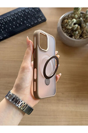 iPhone 16 Standlı Ve MagSafe Kılıf Soocase622