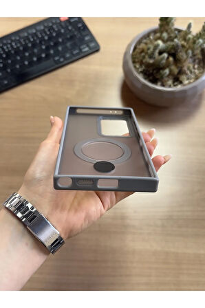 Samsung S24 Ultra Standlı Ve MagSafe Kılıf Soocase622