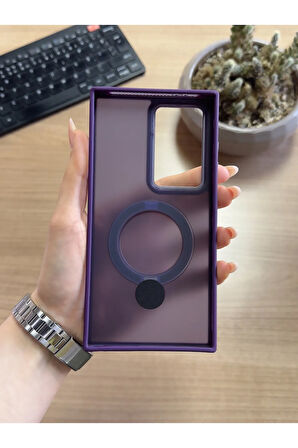 Samsung S24 Ultra Standlı Ve MagSafe Kılıf Soocase622