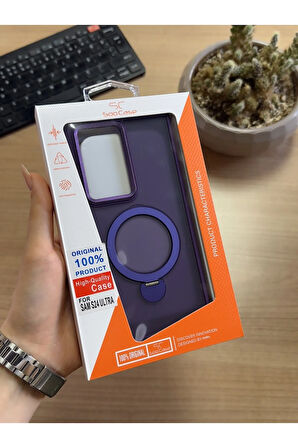 Samsung S24 Ultra Standlı Ve MagSafe Kılıf Soocase622