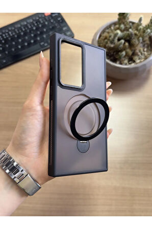 Samsung S24 Ultra Standlı Ve MagSafe Kılıf Soocase622