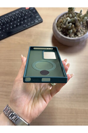 Samsung S24 Ultra Standlı Ve MagSafe Kılıf Soocase622