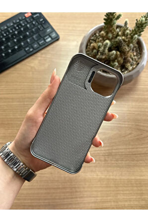 iPhone 12/12 Pro Standlı karbon Kılıf Soocase624
