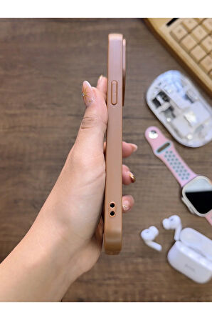 İPhone 14 Pro Max Uyumlu Premium Deri Dokulu Darbelere Karşı Dayanıklı Nazal Silikon Kılıf