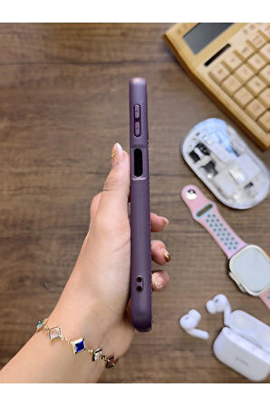 Samsung Galaxy A13 4G Uyumlu Premium Deri Dokulu Darbelere Karşı Dayanıklı Nazal Silikon Kılıf