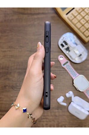 Samsung Galaxy A33 Uyumlu Premium Deri Dokulu Darbelere Karşı Dayanıklı Nazal Silikon Kılıf