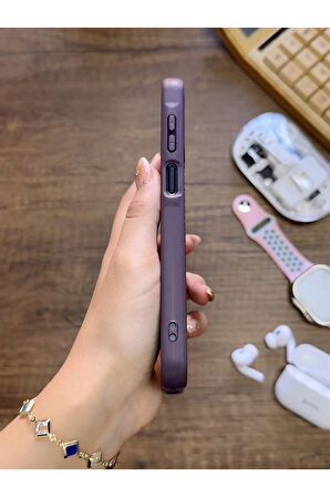 Samsung Galaxy A35 Uyumlu Premium Deri Dokulu Darbelere Karşı Dayanıklı Nazal Silikon Kılıf