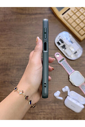 Samsung Galaxy A35 Uyumlu Premium Deri Dokulu Darbelere Karşı Dayanıklı Nazal Silikon Kılıf