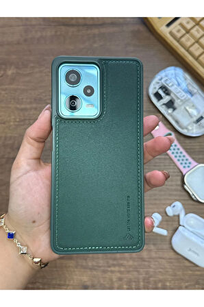 Samsung Galaxy Note 20 Ultra Uyumlu Premium Deri Dokulu Darbelere Dayanıklı Nazal Silikon Kılıf