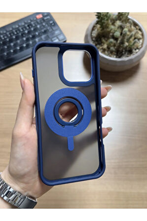 iPhone 16 Pro Standlı Ve Yüzüklü MagSafe Kılıf Soocase721