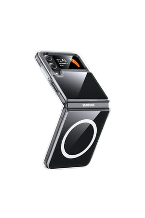 Samsung Z Flip 4 Şeffaf Magsafe Kılıf MTL SAFE