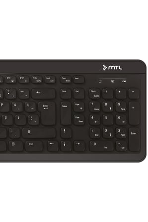 Kablosuz Klavye ve Mouse Seti - Ofis Kullanımı için İdeal Ergonomik Tasarım MT8522