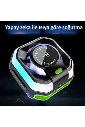 Magsafe Uyumlu Telefon Soğutucu | Yapaz Zeka Akıllı Soğutma & Dijital Led Isı Göstergesi