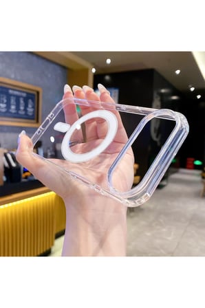 iPhone 17 Air Uyumlu Şeffaf Magsafe Kılıf MTL SAFE