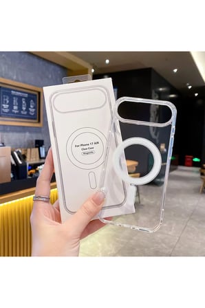 iPhone 17 Air Uyumlu Şeffaf Magsafe Kılıf MTL SAFE