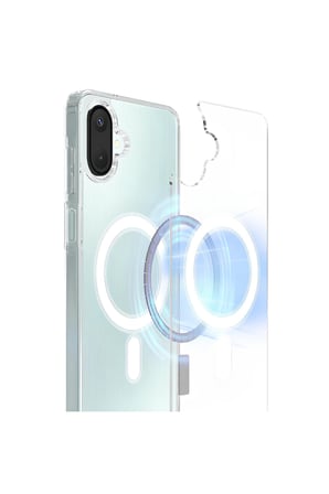 Samsung Galaxy A07 Kılıf Magsafe Aksesuar Destekli Şeffaf Darbe Emici Kapak Kılıf