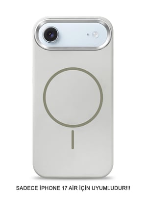 iPhone 17 Air Uyumlu Premium Lansman Animasyonlu Kılıf Magsafe Uyumlu Premium Silikon Kılıf