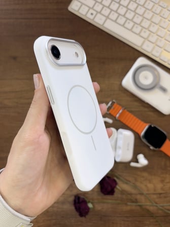 iPhone 17 Air Uyumlu Premium Lansman Animasyonlu Kılıf Magsafe Uyumlu Premium Silikon Kılıf