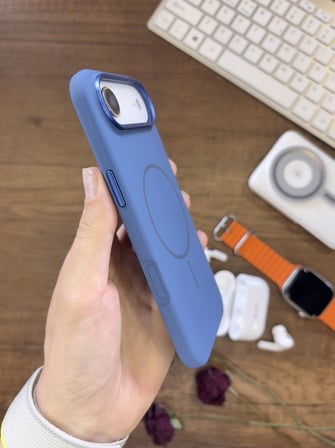 iPhone 17 Air Uyumlu Premium Lansman Animasyonlu Kılıf Magsafe Uyumlu Premium Silikon Kılıf
