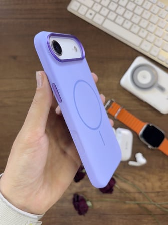 iPhone 17 Air Uyumlu Premium Lansman Animasyonlu Kılıf Magsafe Uyumlu Premium Silikon Kılıf