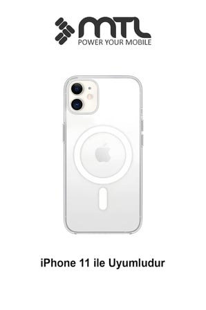 iPhone 11 Uyumlu Şeffaf Magsafe Şarj Destekli Sararmayan Sert Origin Kılıf