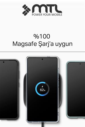 Samsung S25 Uyumlu Animasyonlu Şeffaf Magsafe Şarj Destekli Sararmayan Sert Origin Kılıf