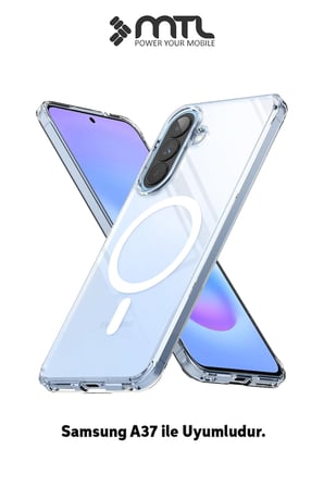Samsung Galaxy A37 Şeffaf Magsafe Kılıf MTL SAFE