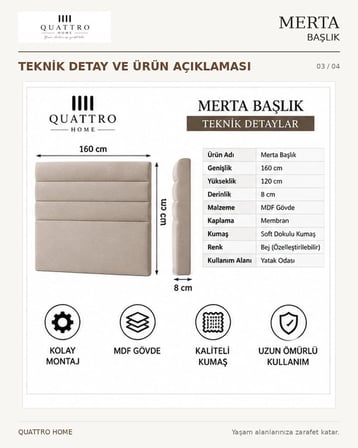 MERTA ÇİFT KİŞİLİK BAZA BAŞLIĞI