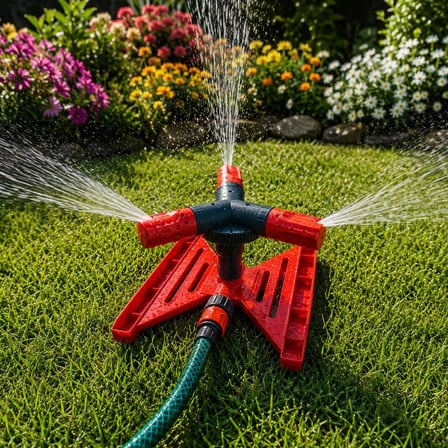 3lü Sprink Dönerli Sehpalı Turbo Bahçe Çim Sulama Fıskiyesi