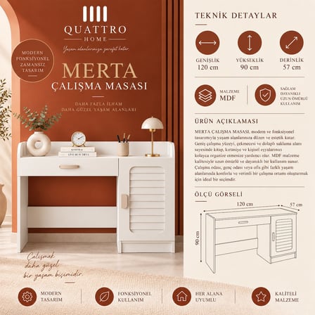 MERTA ÇALIŞMA MASASI