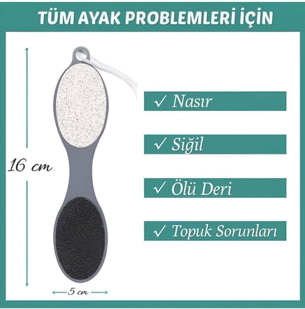 4 Fonksiyonlu Topuk Törpüsü Ayak Bakım Seti | 4 in 1 Set, 7480000717550