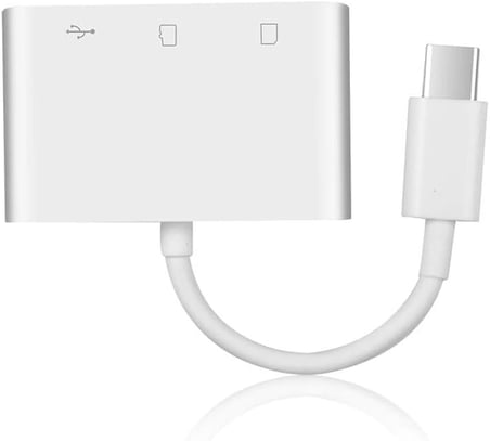 Lunatic 3252 Usb Type C To Sd Microsd Tf Kart Okuyucu Usb 3in1 Çevirici Dönüştürücü Adaptör