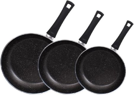 3Lü Granit Tava Seti 18-22-26Cm