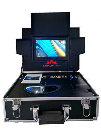 KANAL MAKİNAKANAL GÖZLEM KAMERASI H10+ - 9'' 25 MT KABLO SİNYAL VERİCİLİ